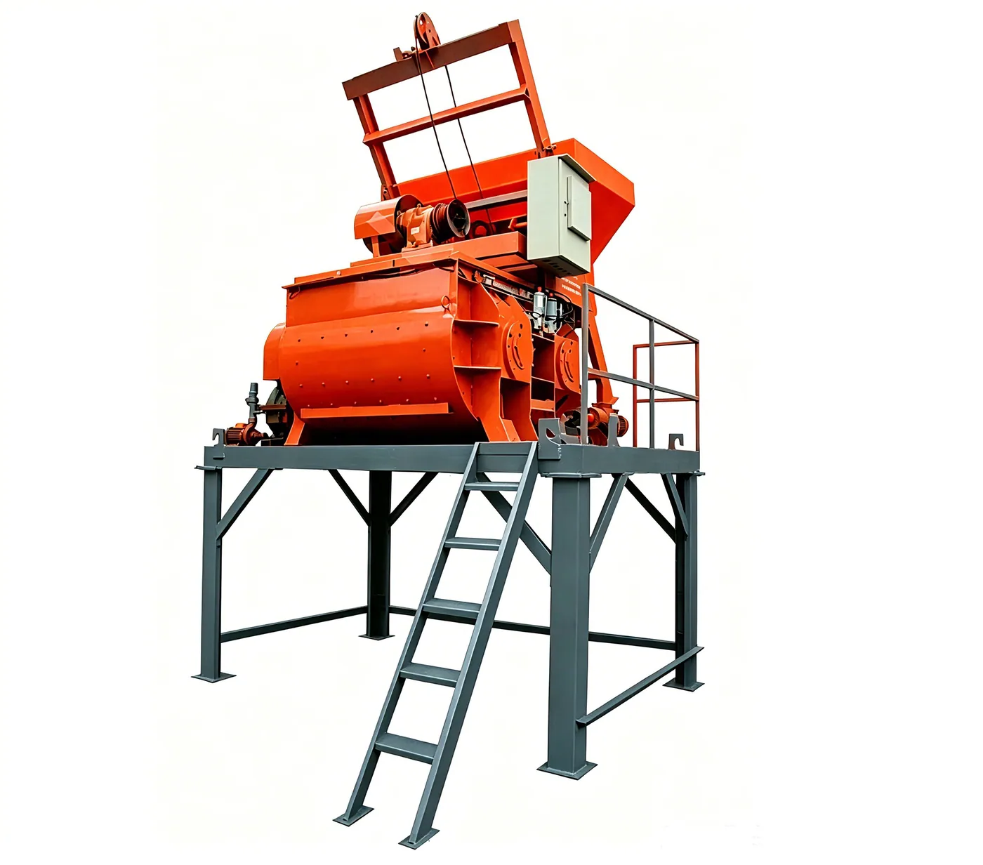 QS-1200, خلاط خرسانة مزدوج المجاذيف QS-1200 (من JS500 إلى JS1500)
